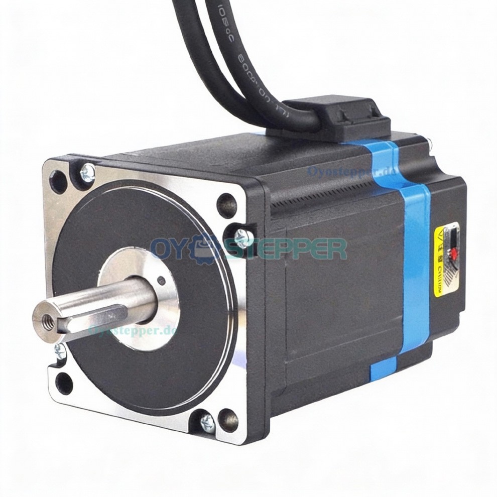 NEMA 34 Closed Loop Schrittmotor 5,8Nm 1,8&deg;&Oslash;14 mm Welle mit Passfedernut und 1000PPR Encoder 86 &times; 86 mm